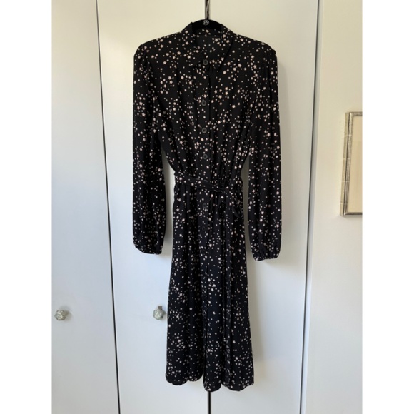 Kate Spade Scattered Stars Button-front Dress, size 14, EUC - Picture 4 of 5